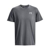 Under Armour Heavyweight T-Shirt Logo Gris Blanc