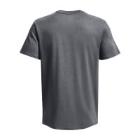 Under Armour Heavyweight T-Shirt Logo Gris Blanc