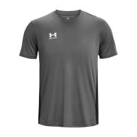 Under Armour Challenger Trainingsshirt Donkergrijs Zwart Wit