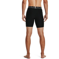 Under Armour HeatGear Short Collant Noir Gris Blanc