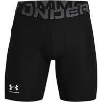 Under Armour HeatGear Short Collant Noir Gris Blanc