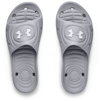 Claquettes Under Armour Locker IV gris-blanc