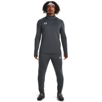 Haut d'entraînement Under Armour Challenger 1/4-Zip gris foncé blanc