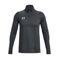 Survêtement Under Armour Challenger à 1/4 fermeture éclair gris foncé et blanc