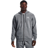 Under Armour Essential Fleece Veste Gris Blanc