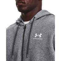 Under Armour Essential Fleece Veste Gris Blanc