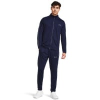 Under Armour Knit Survêtement Full-Zip Bleu Foncé Gris