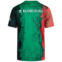 Robey NEC Nijmegen Pre-Match Trainingsshirt 2024-2025 Rood Groen Zwart