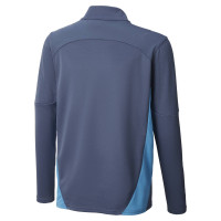 PUMA Manchester City Survêtement 1/4 Zip 2024-2025 Enfants Bleu Foncé Bleu Clair