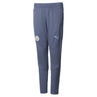 PUMA Manchester City Pantalon d'Entraînement 2024-2025 Enfants Bleu Foncé Bleu Clair