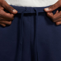 Pantalon cargo en polaire Nike Sportswear Club bleu foncé blanc