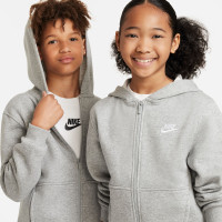 Nike Sportswear Club Fleece Vest Kids Grijs Wit