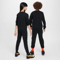 Survêtement Nike Sportswear Big Logo Crew pour enfants, noir, blanc, gris foncé