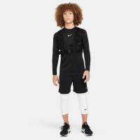 Nike Pro Ondershirt Lange Mouwen Kids Zwart Wit