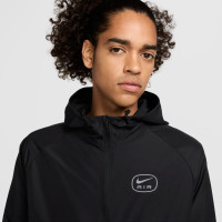 Survêtement Nike Sportswear Air entièrement zippé tissé noir vert argent