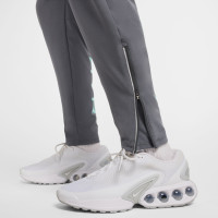 Survêtement Nike Sportswear Air entièrement zippé tissé gris foncé gris clair blanc