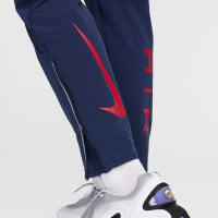 Pantalon d'entraînement Nike Sportswear Air bleu foncé rouge argent