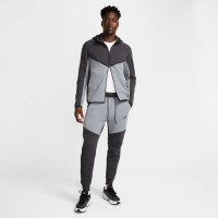 Nike Tech Fleece Sportswear Survêtement Gris Foncé Gris Noir