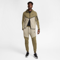 Nike Tech Fleece Sportswear Pantalon de Jogging Vert Olive Beige Noir