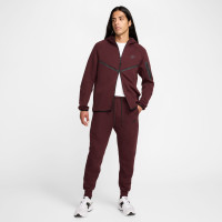 Nike Tech Fleece Sportswear Survêtement Bordeaux Noir