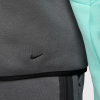 Nike Tech Fleece Sportswear Veste Gris Foncé Turquoise Blanc