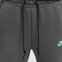 Nike Tech Fleece Sportswear Survêtement Gris Foncé Blanc Turquoise