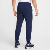 Nike Tech Fleece Sportswear Pantalon de Jogging Bleu Foncé Rouge