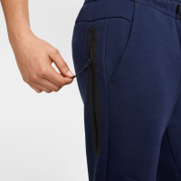 Nike Tech Fleece Sportswear Pantalon de Jogging Bleu Foncé Rouge