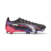 PUMA Ultra 5 Ultimate F1 Gazon Naturel Chaussures de Foot (FG) Noir Rose Mauve