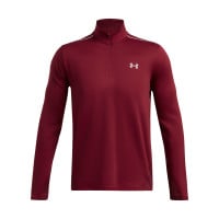 Survêtement Under Armour Vanish ColdWear à 1/4 fermeture éclair rouge gris foncé