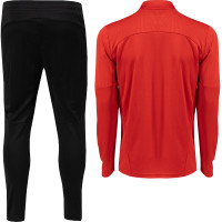 PUMA Maroc Survêtement 1/4-Zip 2024-2026 Rouge Noir Argenté