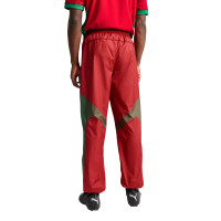 PUMA Maroc Pre-Match Pantalon d'Entraînement Woven 2024-2026 Rouge Vert