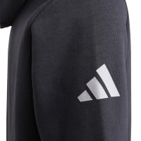 adidas Jude Bellingham Sweat à Capuche 2024-2025 Enfants Gris Foncé Blanc Doré