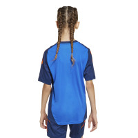 adidas Juventus Maillot d'Entraînement 2024-2025 Enfants Bleu Orange Blanc