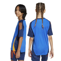 adidas Juventus Maillot d'Entraînement 2024-2025 Enfants Bleu Orange Blanc