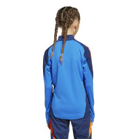 adidas Juventus Trainingspak 1/4-Zip 2024-2025 Kids Blauw Oranje Wit