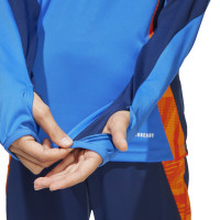 adidas Juventus Trainingspak 1/4-Zip 2024-2025 Kids Blauw Oranje Wit