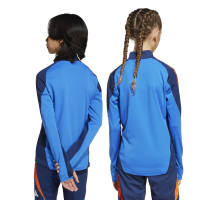 adidas Juventus Trainingspak 1/4-Zip 2024-2025 Kids Blauw Oranje Wit