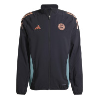 adidas Bayern München Presentatie Trainingspak Full-Zip 2024-2025 Zwart Groen Brons