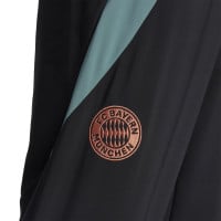 adidas Bayern München Presentatie Trainingspak Full-Zip 2024-2025 Zwart Groen Brons