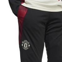 adidas Manchester United Pantalon d'Entraînement 2024-2025 Enfants Noir Blanc Rouge