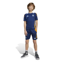 adidas Real Madrid Trainingsset 2024-2025 Kids Donkerblauw Oranje Lichtblauw