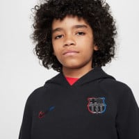 Nike FC Barcelone Sweat à Capuche 2024-2025 Enfants Noir Rouge Bleu