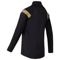 Cruyff Farrel Trainingspak 1/4-Zip Zwart Goud