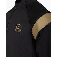 Cruyff Farrel Trainingspak 1/4-Zip Zwart Goud