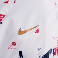 Nike Paris Saint-Germain Survêtement Windrunner 2024-2025 Blanc Bleu Foncé Rouge Doré