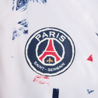 Nike Paris Saint-Germain Survêtement Windrunner 2024-2025 Blanc Bleu Foncé Rouge Doré