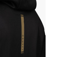 Cruyff Fuerza Hoodie Trainingspak Kids Zwart Goud