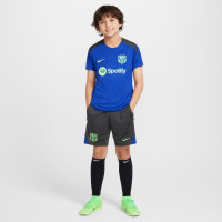 Nike FC Barcelona Strike Trainingsshirt 2024-2025 Kids Blauw Lichtgroen