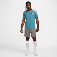 Nike Atletico Madrid Strike Short d'Entraînement 2024-2025 Gris Bleu Clair Rouge